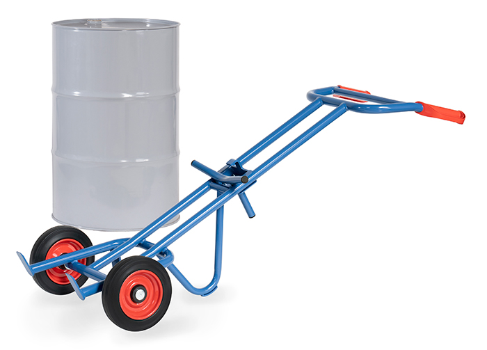 fetra Drum trolley 1065 with solid rubber tyres