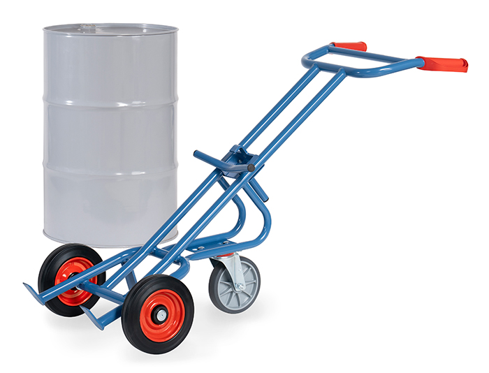 fetra Drum trolley 1071 with solid rubber tyres