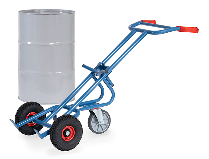 fetra Drum trolley 1072 with pneumatic tyres