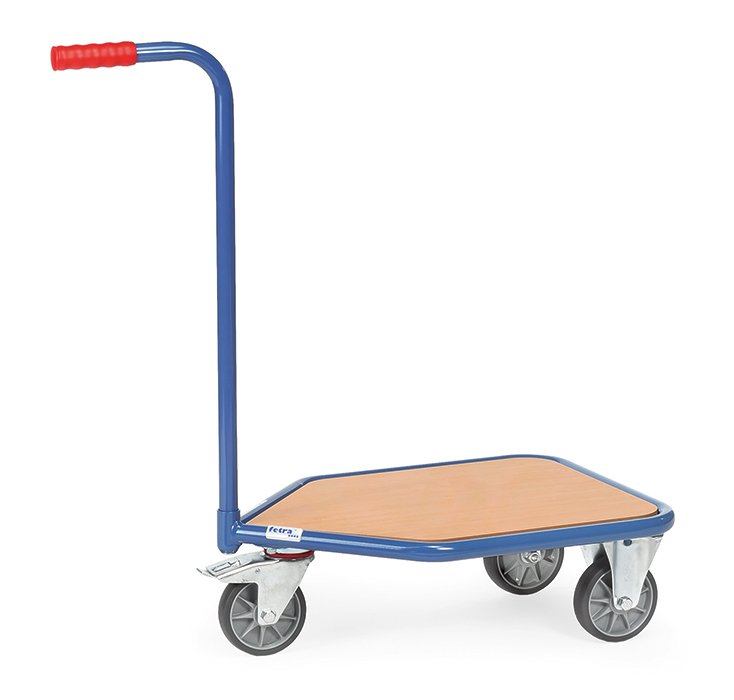 fetra Dolly with gooseneck handle 1158 with wooden platform