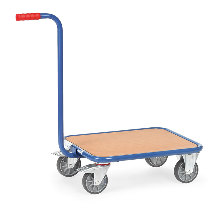 fetra Dolly with gooseneck handle 1161 with wooden platform
