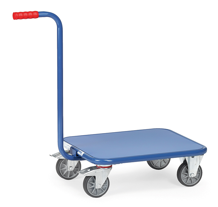 fetra Dolly with gooseneck handle 1163 with sheet steel platform