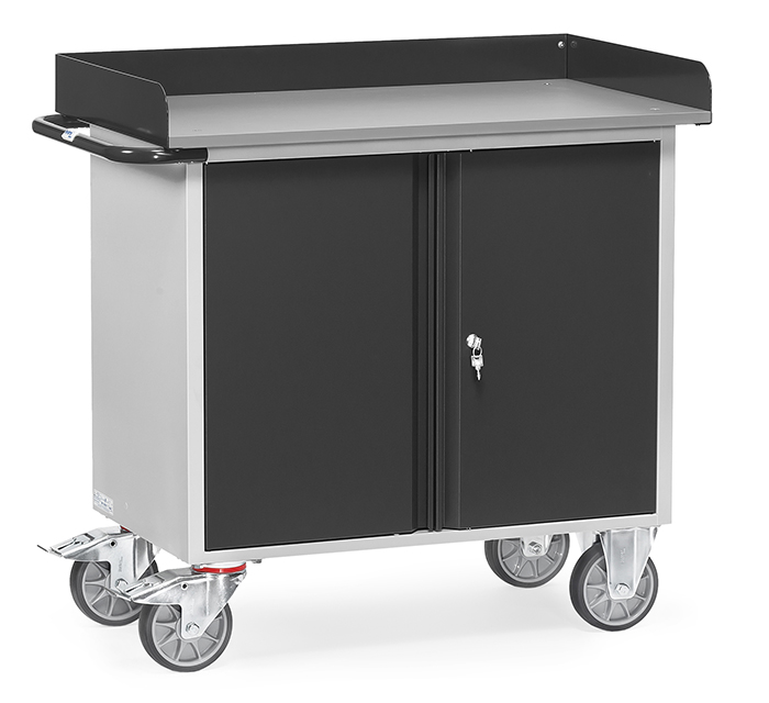 fetra Workshop cart GREY-EDITION 12456/7016 with skirting