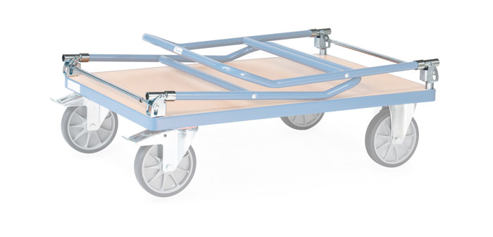 fetra Collapsible hinge for panelled ends platform cart 1275/3 - for 800 mm width