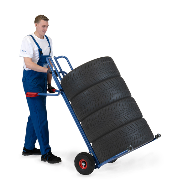 fetra® Tyre truck 2035A with pick-up rolls