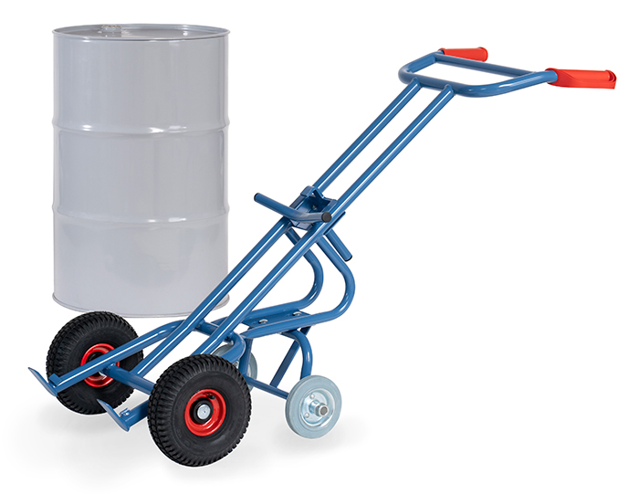 fetra® Drum trolley 2079 - with 2 supporting castor wheels