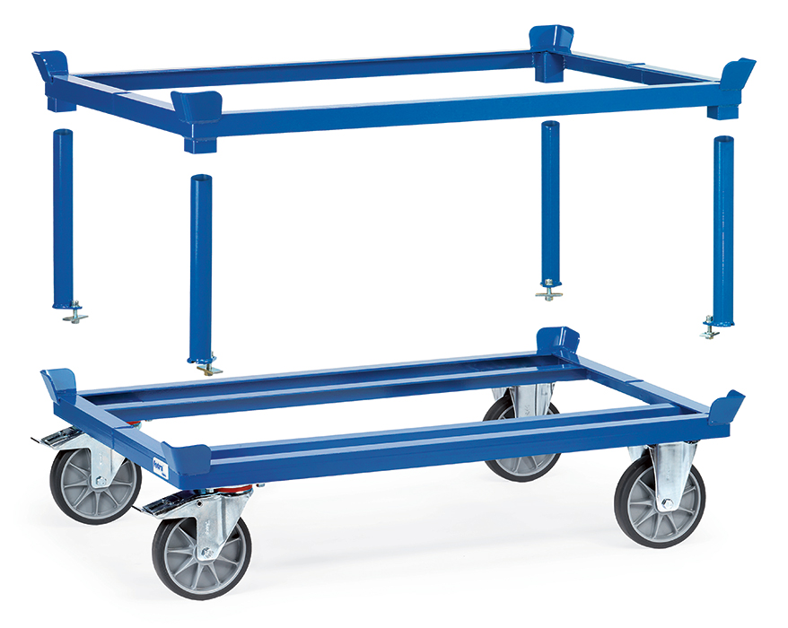 fetra® Pallet dolly 22799 suitable for 800 x 600 mm