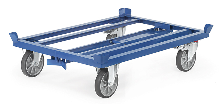 fetra® Shaft and tow hitch 28DK6 for galvanised storeroom trolleys