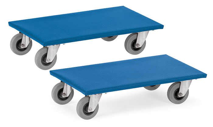 fetra® Dolly for furniture 2351 with solid rubber wheels