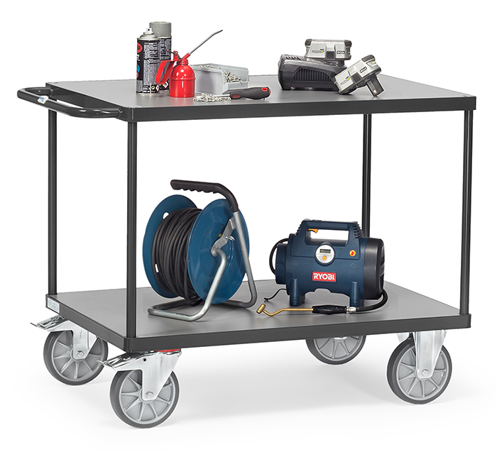 fetra® Table top cart 2403/7016 with 2 shelves