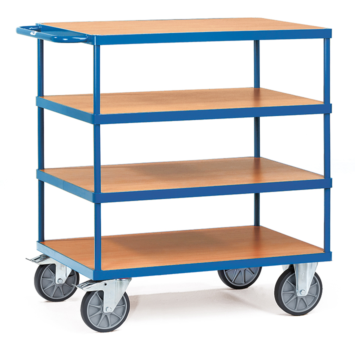 fetra® Table top cart 2441 with 4 shelves