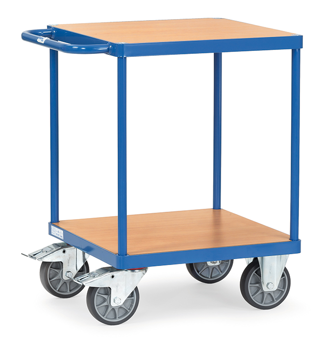 fetra® Tischwagen 2496 - quadratische Ladeflächen