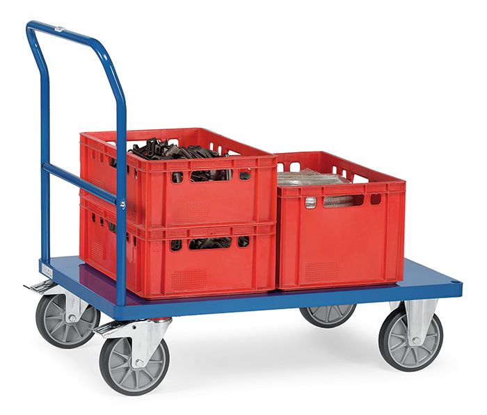 fetra® Open cart 2502B with steelsheet platform