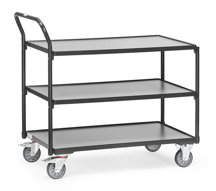 fetra® Table top cart with 3 shelves 2752/7016