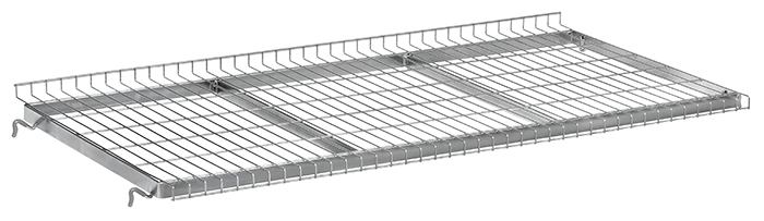 fetra® Shelve made of wire lattice 28DG2 for galvanised storeroom trolleys