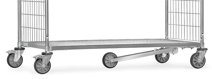 fetra® Guide roller 28SP0 for galvanised storeroom trolleys