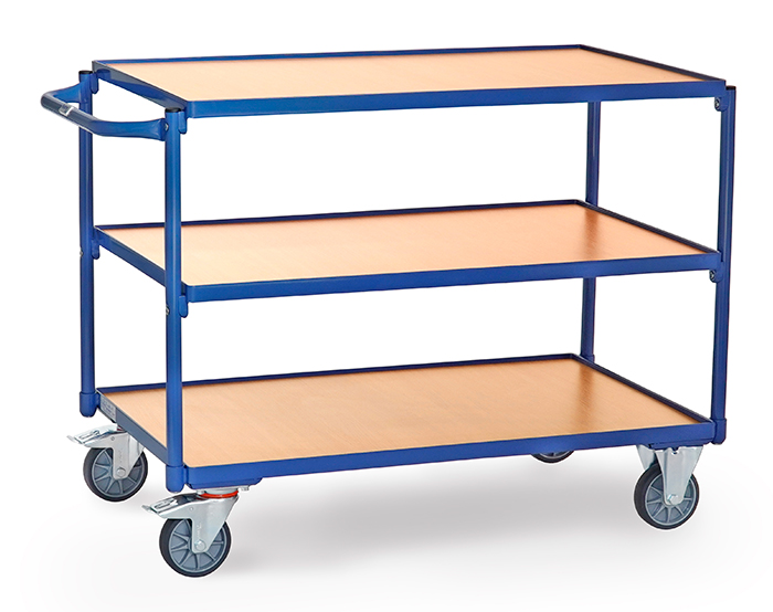 fetra® Table top cart 2952 with 3 shelves