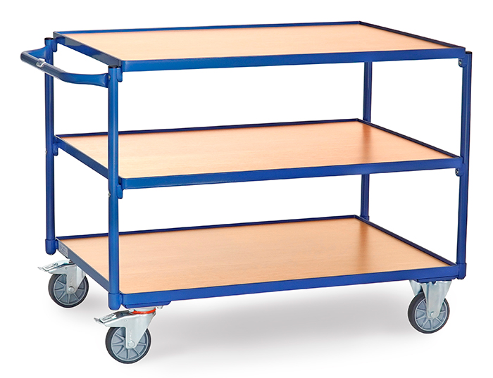 fetra® Table top cart 2954 with 3 shelves
