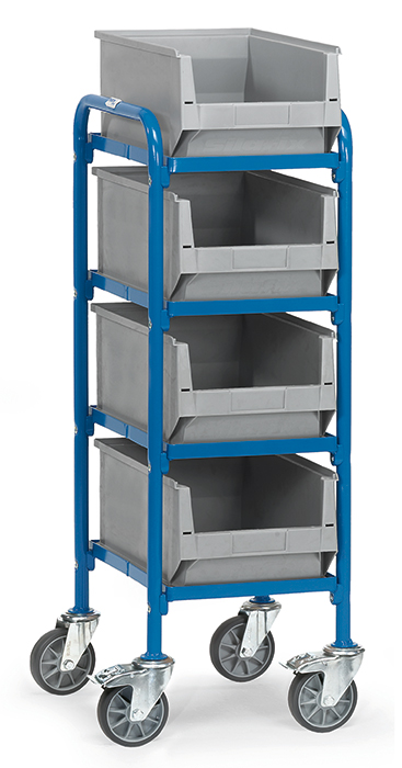 fetra® Storage trolley 32921 with boxes