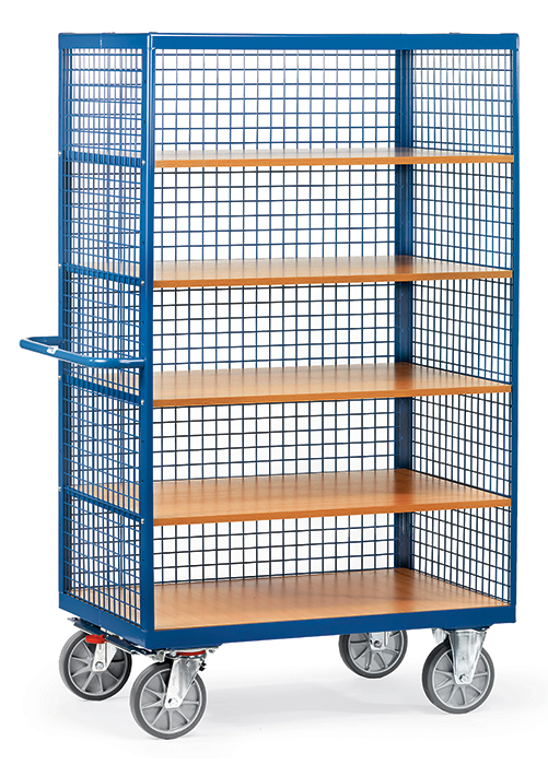 fetra® Box cart 3392 with wire lattice