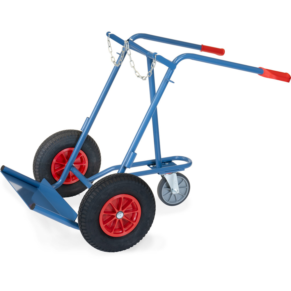fetra® Stahlflaschenkarre 52229P-ST
