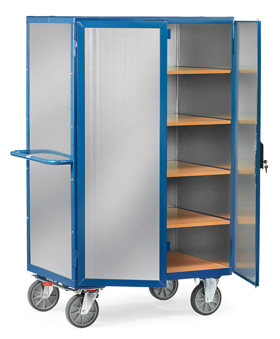 fetra® Box cart with steel sheet walls 5493