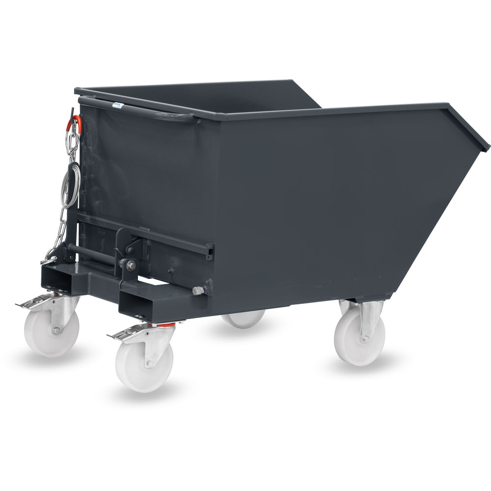 fetra® Kippbehälter mit Rollensatz 6250R-7016