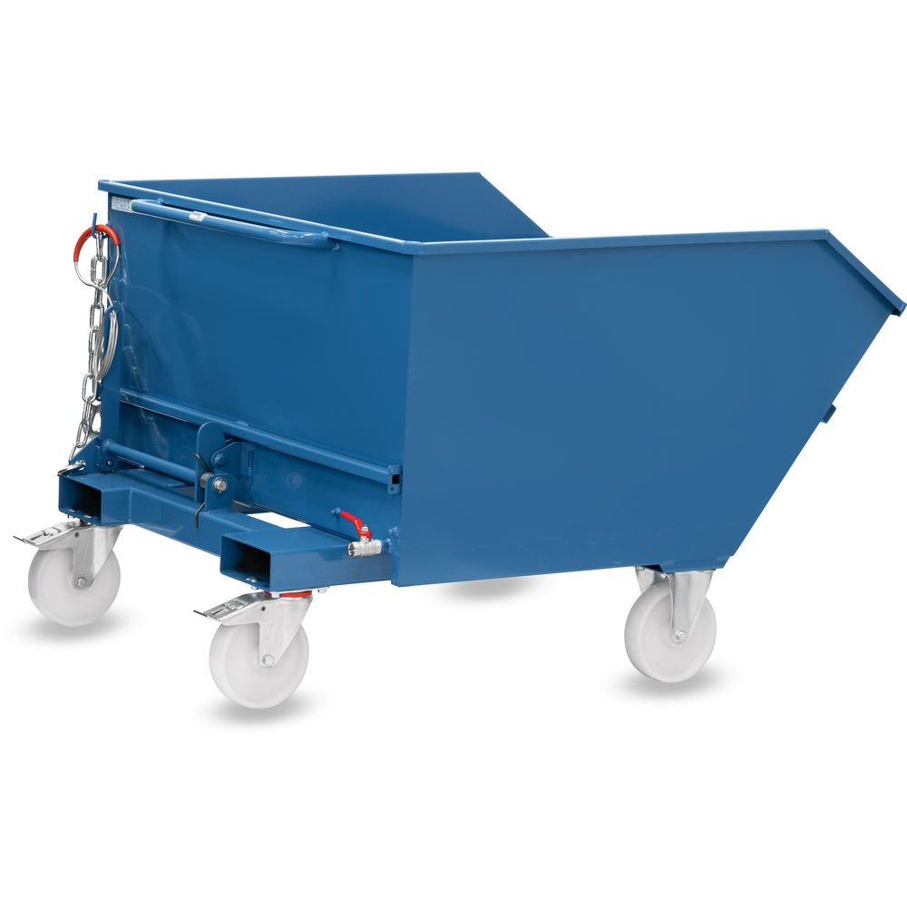 fetra® Kippbehälter mit Ablasshahn und Rollensatz 6275AR
