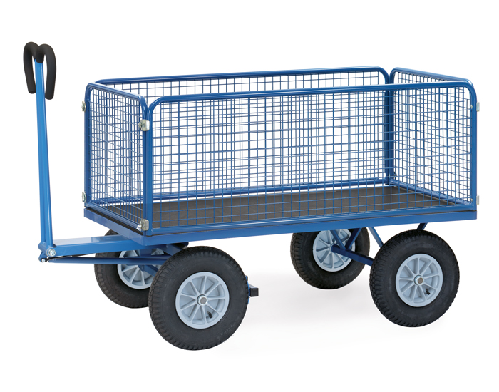fetra® Hand truck with wire lattice 6436L