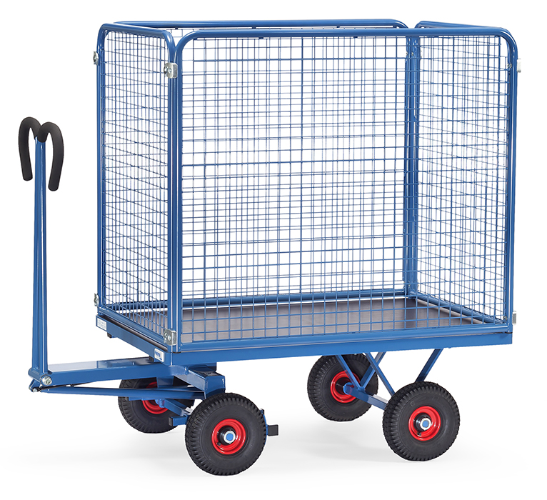 fetra® Hand truck with wire lattice 6443L