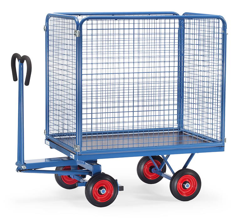 fetra® Hand truck with wire lattice 6443V