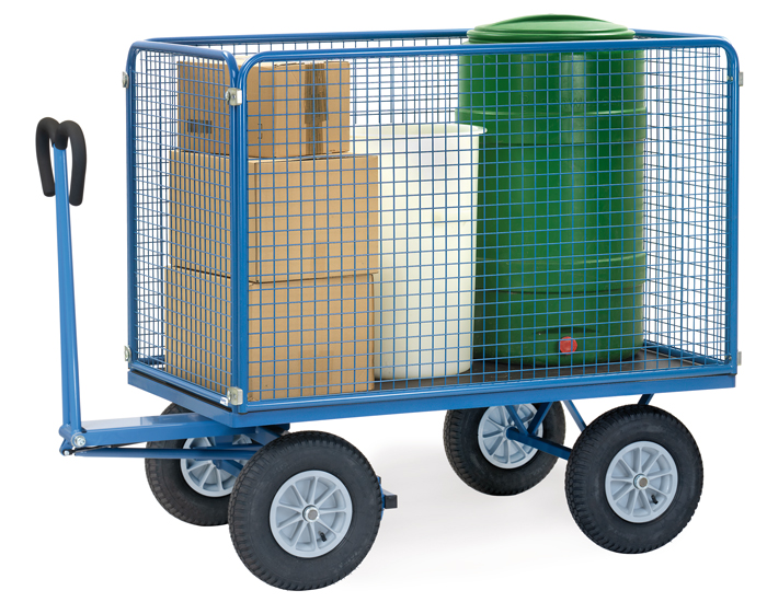 fetra® Hand truck with wire lattice 6445L