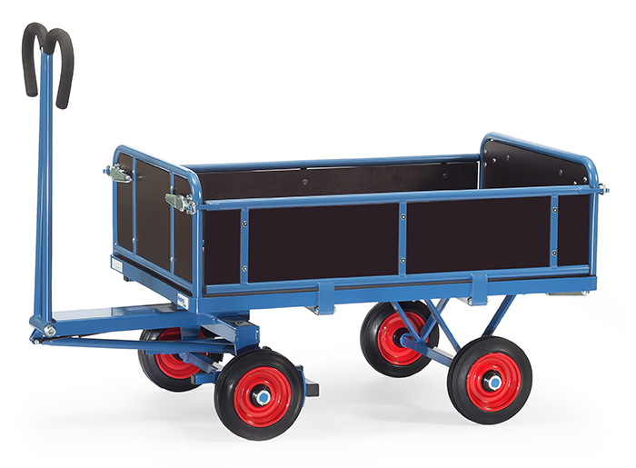fetra® Handpritschenwagen mit Bordwänden 6453V