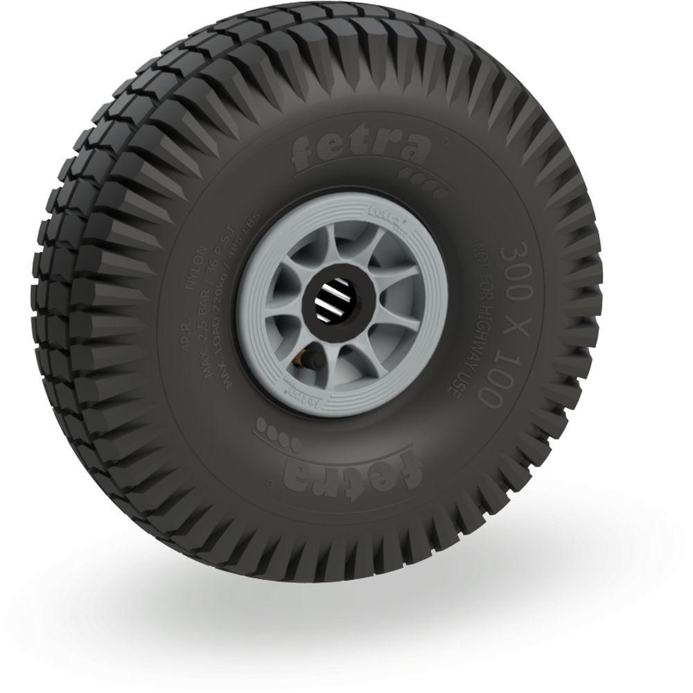 fetra® Luftrad 72116G - 300 x 100 mm
