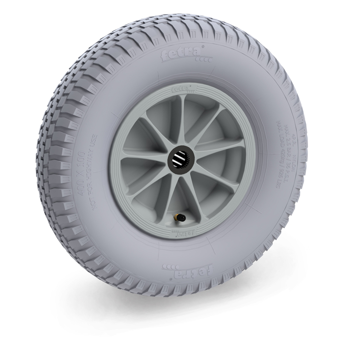 fetra® Pneumatic tyre 72125G - 400 x 100 mm