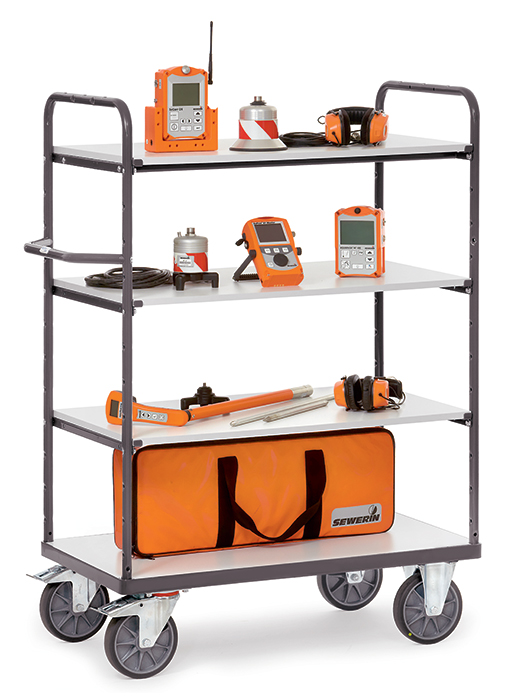 fetra® ESD-Shelved trolley 9201 - electrically conductive