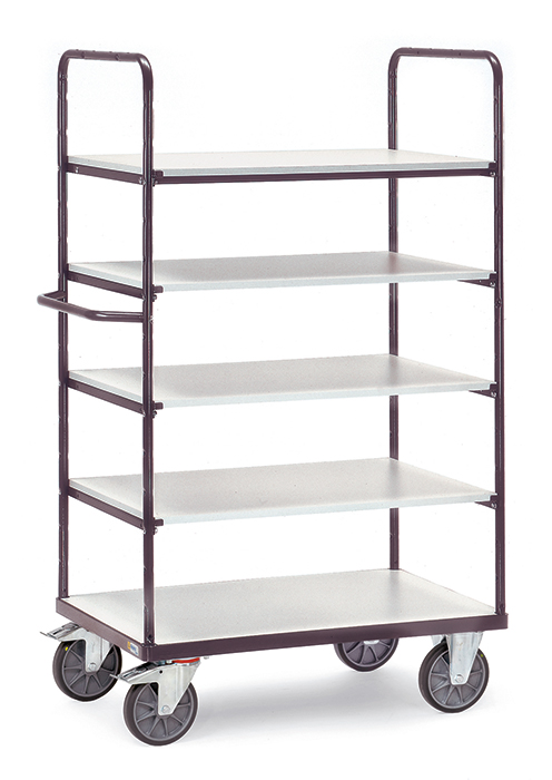 fetra® ESD-Shelved trolley 9343 - electrically conductive