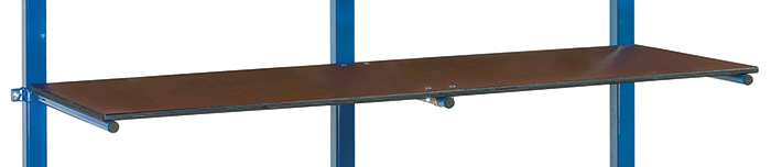 fetra® Shelf for trollies with carrier spars E4626ET