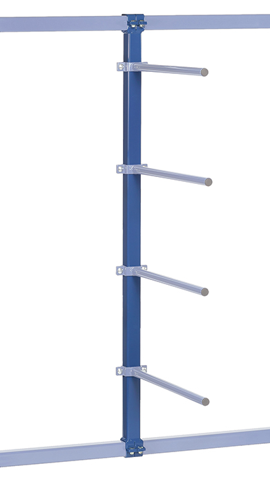 fetra® Middle post for trollies with carrier spars E4614MP