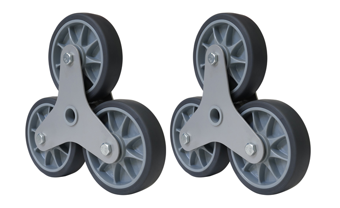 fetra® 3-armige wielsterren voor steekwagens aluminium