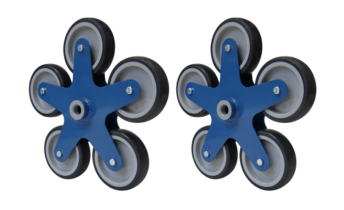 fetra® 5-armed wheel-spiders for steel trucks